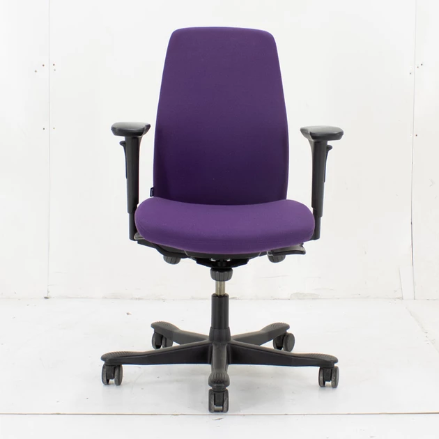 Gebruikte, paarse bureaustoel Kinnarps - Officetopper