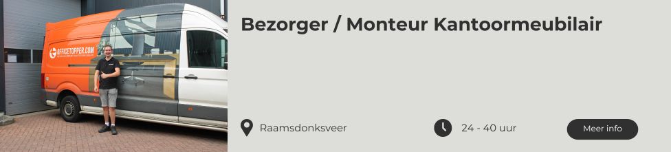 Vacature bezorger kantoormeubilair bij Officetopper