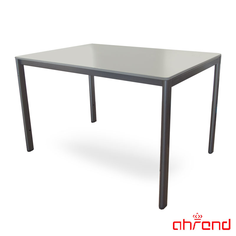 Gebruikte Grijze Ahrend tafel 160cm breed